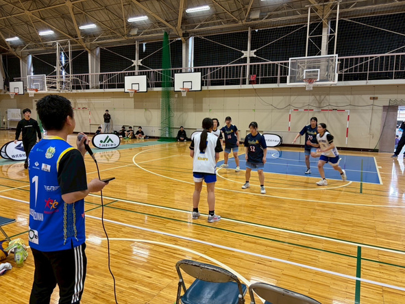 CROSS GAMEの3x3試合の様子
