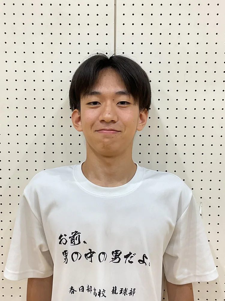 選手プロフィール写真（三友将暉）